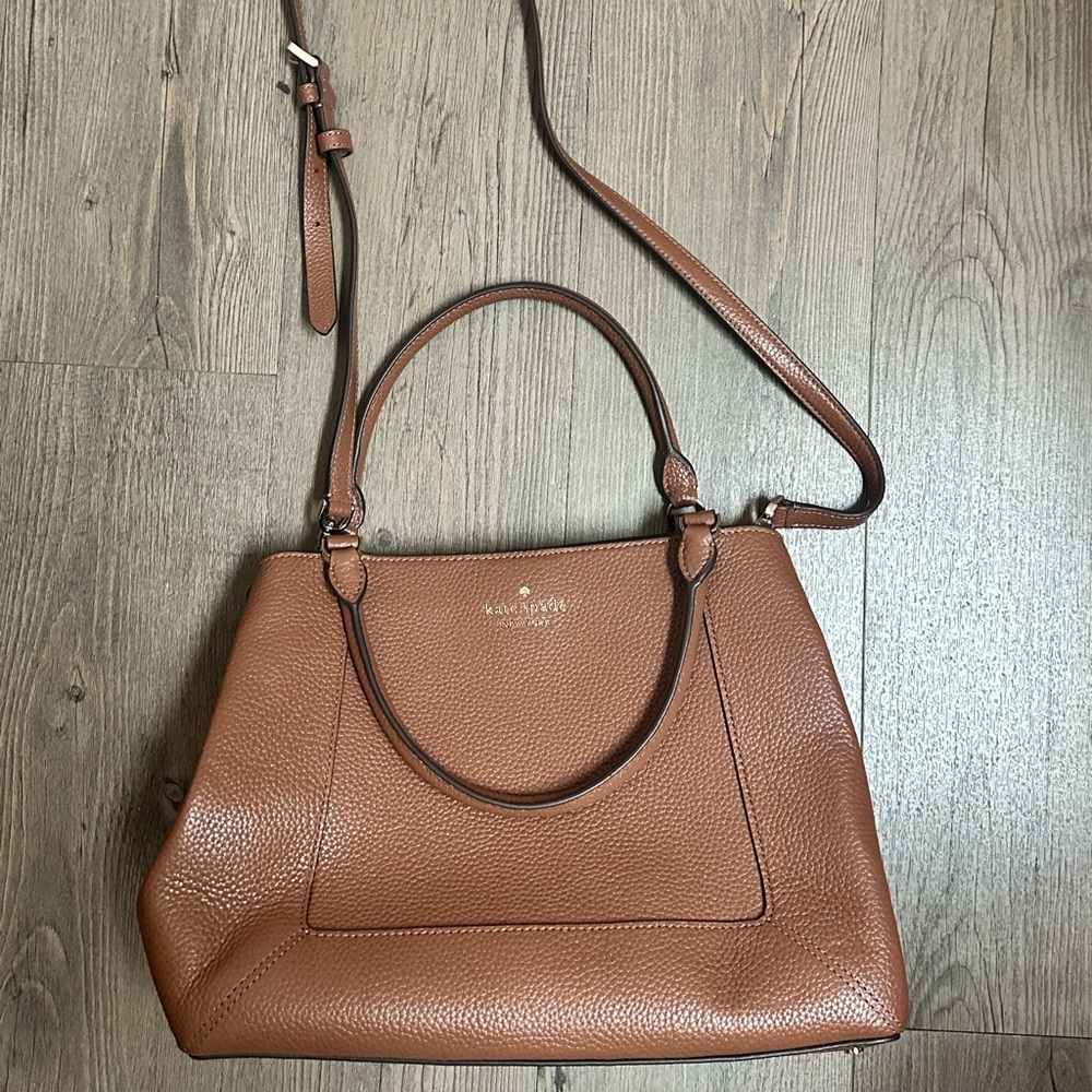 Kate Spade Tan Leather Shoulder Bag